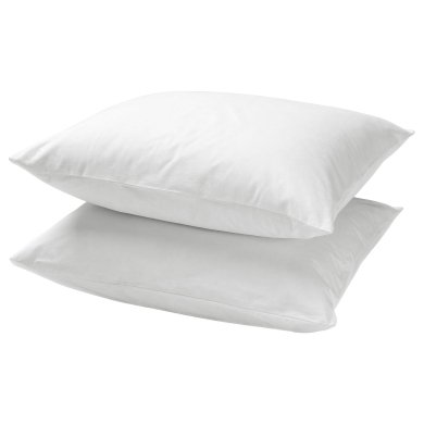 IKEA Комплект наволочок DVALA 50х60 см 2 шт Білий (ИКЕА DVALA) 10357301