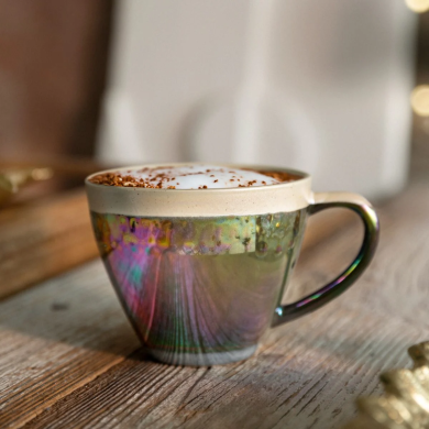 Кружка Homla GLAMI 400 мл Перлинно-синій 218897 фото - 4