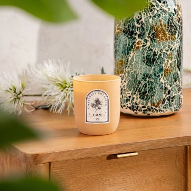 Ароматична свічка Homla WELLNESS Calm 160 г Бежевий 240426 фото - 5