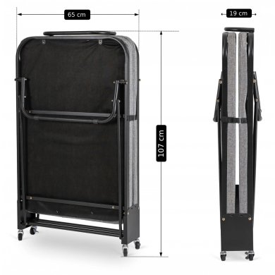 Складной шезлонг Mebel Elit CASSINI Серый ME.CASSINI/P/T/LOZ фото - 12