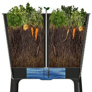 Горшок для цветов Keter EASY GROW 120 л Антрацит 230298-1 фото - 5