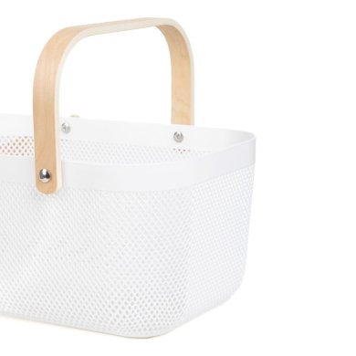 Корзина Homla ELIJAH 40x24,5х19 см Белый 228626 фото - 3