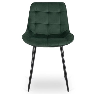 Обеденный стул Mebel Elit CHRIS Welur Зеленый ME.CHRIS/Z/CZ/V/K фото - 2
