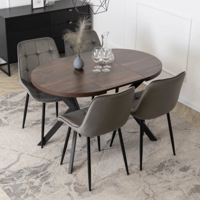 Розкладний обідній стіл Mebel Elit DORIAN Горіх - 9 Розкладний обідній стіл Mebel Elit DORIAN Горіх ME.DORIAN/O/CZ/S фото - 9