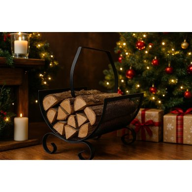 Дровница Garden Line 38x38x38 см Черный KOM5813 фото - 2