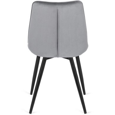 Обеденный стул Mebel Elit RIO Welur Серый - 4 Обеденный стул Mebel Elit RIO Welur Серый ME.RIO/P/V/K фото - 4