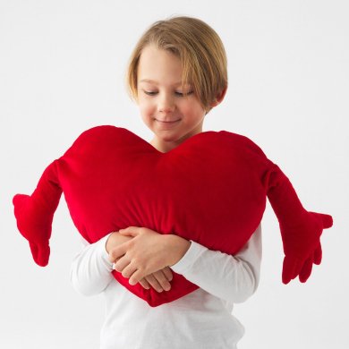 IKEA Подушка FAMNIG HJARTA (ИКЕА FAMNIG HJÄRTA) 27470460 фото - 10
