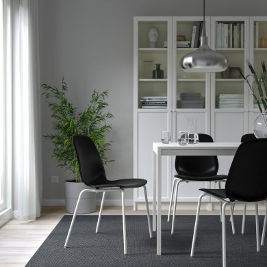 IKEA Обеденный стол LIDAS Черный (ИКЕА ЛИДАС) 59505569 фото - 8