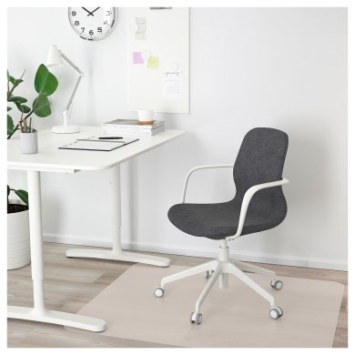 Офисное кресло LANGFJALL Темно-серый - 16 IKEA Офисное кресло LANGFJALL Темно-серый (ИКЕА ЛАНГФЬЯЛЛЬ) 89252773 фото - 16