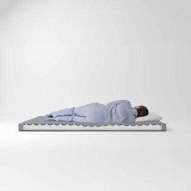 IKEA Безпружинний матрац жорсткий AGOTNES 80х200 см Блакитний (ИКЕА АГОТНЕС) 10480853 фото - 10