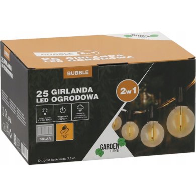 Декоративная гирлянда на солнечной батарее Garden Line 25 LED 7,5 м Теплый-белый - 9 Декоративная гирлянда на солнечной батарее Garden Line 25 LED 7,5 м Теплый-белый SOL1304 фото - 9