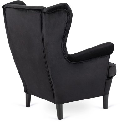 Крісло м'яке Mebel Elit KLARIS 2 Welur Чорний ME.KLARIS2/CZ/V/FW фото - 6