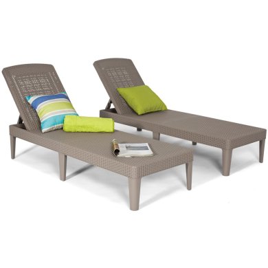 Складной шезлонг Keter JAIPUR Капучино 235163 фото - 5