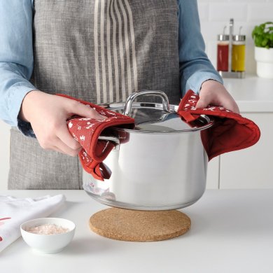 Набір прихваток INAMARIA 2 шт Принт - 4 IKEA Набір прихваток INAMARIA 2 шт Принт (ИКЕА ИНАМАРИЯ) 30493086 фото - 4