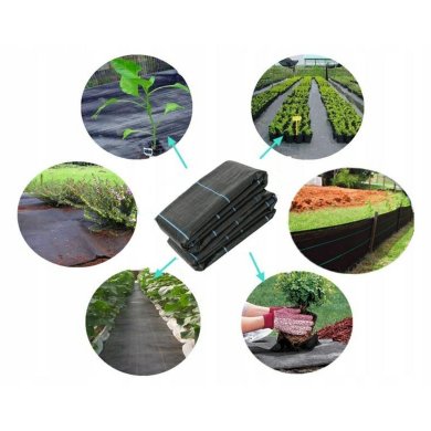 Агротканина Kontrast 1,1x50 м 70 г/м² Чорний 5.09.27333 фото - 2