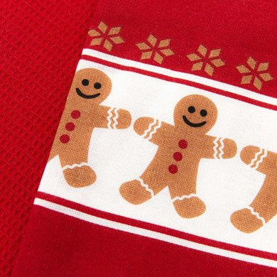 Набір кухонних рушників Homla BISCOTTO 45х65 см 2 шт Червоний 160061 фото - 3