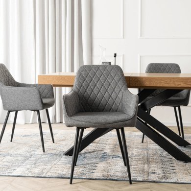 Обідній стілець Mebel Elit BRESSO 2 Сірий ME.BRESSO2/P/CZ/T/K фото - 5