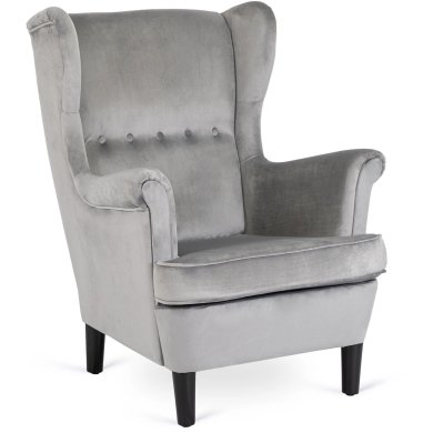 Кресло мягкое Mebel Elit KLARIS 2 Welur Серый ME.KLARIS2/P/V/FW фото - 2