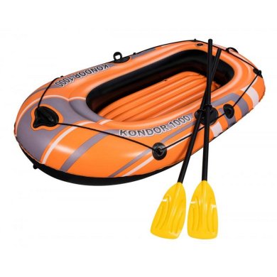 Надувна лодка Bestway 61078B KONDOR 1000 Помаранчевий BES61078B фото - 2