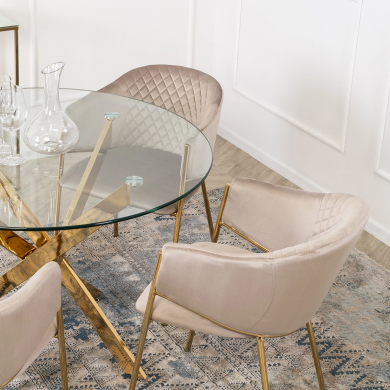 Обідній стілець Mebel Elit INNES Welur Бежевий ME.INNES/BZ/ZL/V/K фото - 11