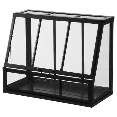 IKEA Міні парник теплиця AKERBAR 45х22х35 см Чорний (ИКЕА АКЕРБАР) 50537169