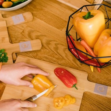 Корзина Homla EYJA M | Черный / Дерево 161673 фото - 2