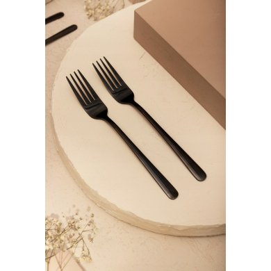 Набір столових приборів Homla Lugano Homla 24 шт. | Чорний - 10 Набір столових приборів Homla Lugano Homla 24 шт. | Чорний 215817 фото - 10