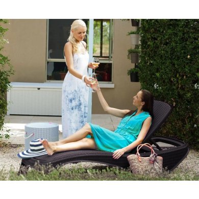 Шезлонг Keter ATLANTIC Коричневый 217339 фото - 4