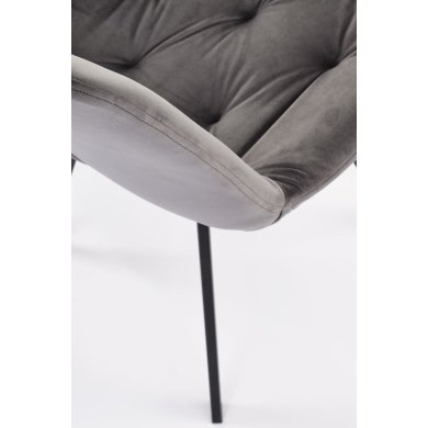 Обеденный стул поворотный Halmar K519 Серый V-CH-K/519-KR-POPIELATY фото - 11