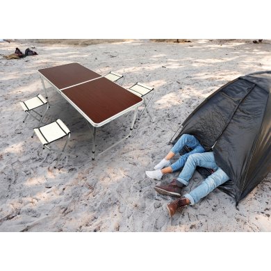 Комплект складной туристической мебели Kontrast SC1003 Серый - 10 Комплект складной туристической мебели Kontrast SC1003 Серый 5.04.13808 фото - 10