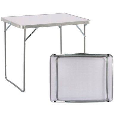 Складной туристический стол Garden Line 80 см Белый OXE3504