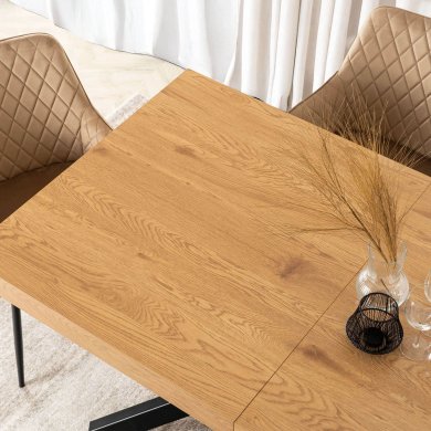 Раскладной обеденный стол Mebel Elit HAMPTON Дуб золотой ME.HAMPTON/D/CZ/S160-240 фото - 10