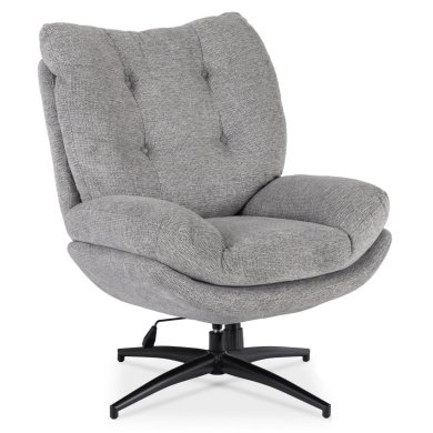 Кресло мягкое поворотное с подставкой Mebel Elit FREMONT Серый ME.FREMONT/P/CZ/T/FW фото - 2