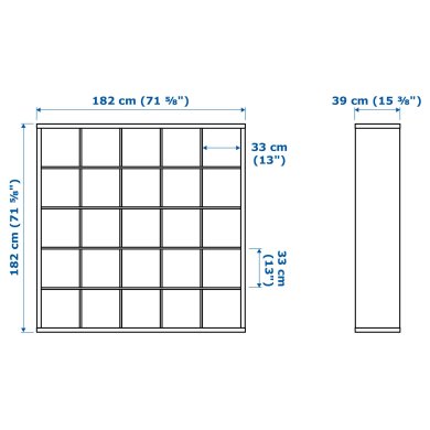 IKEA Стеллаж KALLAX Белый (ИКЕА КАЛЛАКС) 70301537 фото - 2
