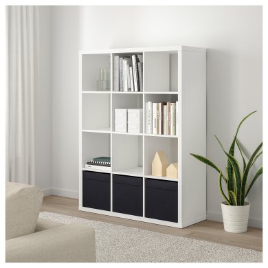 IKEA Стеллаж KALLAX Белый (ИКЕА КАЛЛАКС) 10409932 фото - 4
