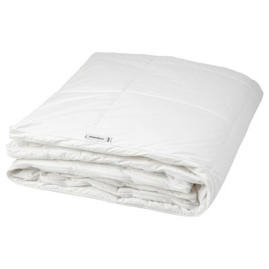IKEA Ковдра демісезонна STRANDMOLKE 150x200 см Білий (ИКЕА СТРАНДМОЛКЕ) 30459191