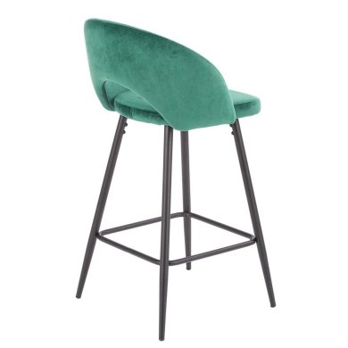 Барный стул Halmar H-96 Velvet Зеленый V-CH-H/96-C.ZIELONY фото - 3