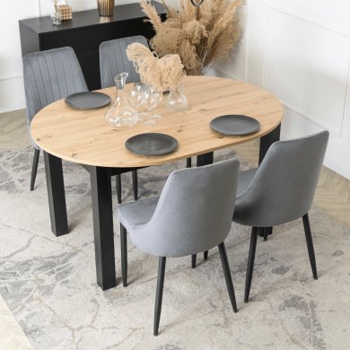 Обідній стілець Mebel Elit BARI Welur Сірий ME.BARI/P/V/K фото - 10