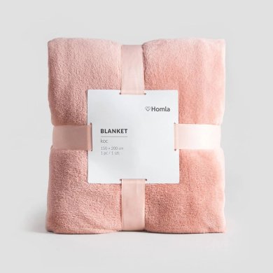 Плед Homla ROTE 150x200 см Рожевий - 5 Плед Homla ROTE 150x200 см Рожевий 239555 фото - 5