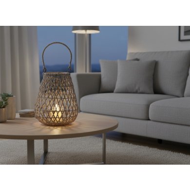 Подсвечник-фонарь Garden Line 20x25 см Серый ILS1265 фото - 4