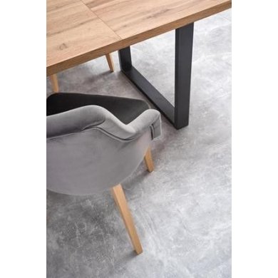 Раскладной обеденный стол Halmar VENOM Дуб вотан V-PL-VENOM_160-210-ST фото - 5