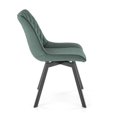 Обідній стілець поворотний Halmar K520 Темно-зелений V-CH-K/520-KR-C.ZIELONY фото - 4