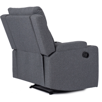 Крісло м'яке розкладне з реклайнером Mebel Elit KOBI Темно-сірий ME.KOBI2/CP/T/FW фото - 8