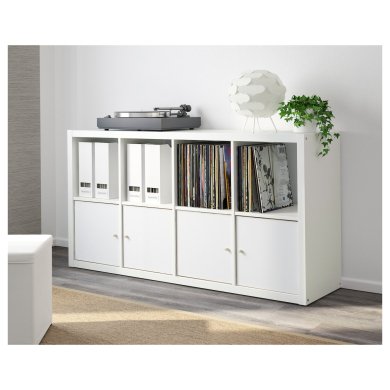 IKEA Стеллаж KALLAX Белый (ИКЕА КАЛЛАКС) 80275887 фото - 11