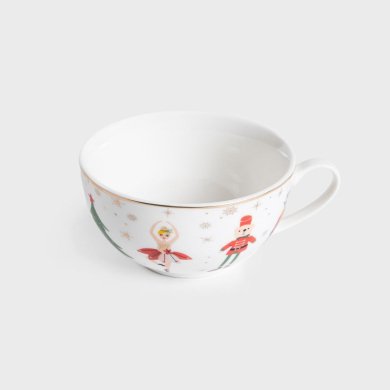 Чайник заварник с чашкой и блюдцем Homla LICOLA 200 мл Принт 232456 фото - 4