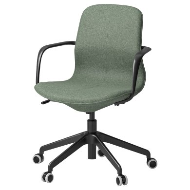 IKEA Офисное кресло LANGFJALL Зеленый (ИКЕА ЛАНГФЬЯЛЛЬ) 39507729
