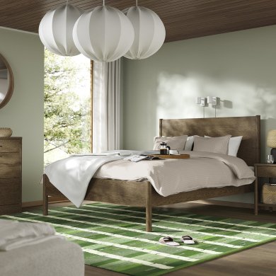 IKEA Кровать TONSTAD 160x200 см Коричневый (ИКЕА ТОНСТАД) 30629985 фото - 6