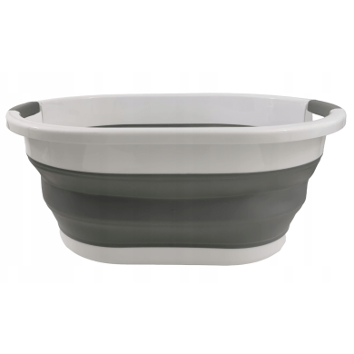 Складаний кошик для білизни Kontrast 24 л Білий Kuc000028 фото - 5