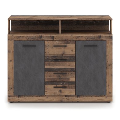 Комод Mebel Elit BLAGO MIDI B Темный дуб W.LUNA/MIDIB/OSD/MA/KOM2D4S фото - 2