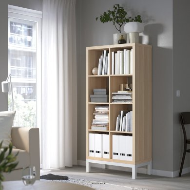 Стеллаж KALLAX Дуб - 4 IKEA Стеллаж KALLAX Дуб (ИКЕА КАЛЛАКС) 89442655 фото - 4
